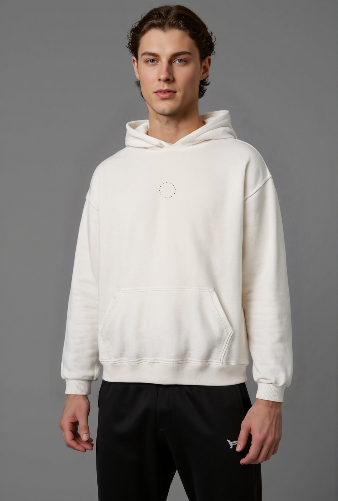 Mixed Circle Oversized Hoodie
